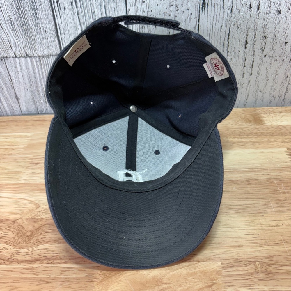 47 Brand Detroit Tigers MLB Baseball Hat Mens Navy Blue Adjustable Strapback Cap - Picture 5 of 7